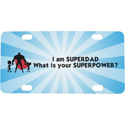 Super Dad Mini / Bicycle License Plate (4 Holes)
