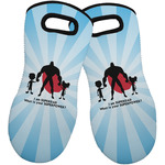 Super Dad Neoprene Oven Mitts - Set of 2