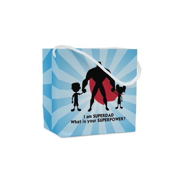 Custom Super Dad Party Favor Gift Bags - Gloss