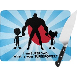 Super Dad Rectangular Glass Cutting Board - Medium - 11"x8"