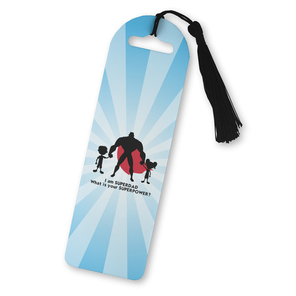 Custom Super Dad Plastic Bookmark