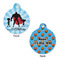 Super Dad Round Pet Tag - Front & Back