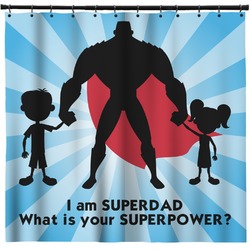 Super Dad Shower Curtain - 71" x 74"