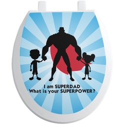 Super Dad Toilet Seat Decal