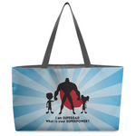 Super Dad Beach Totes Bag - w/ Black Handles