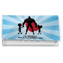 Super Dad Vinyl Checkbook Cover