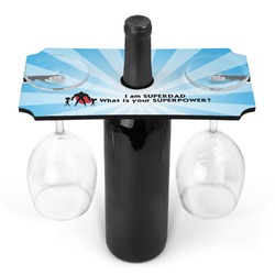 Super Dad Wine Bottle & Glass Holder