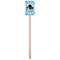 Super Dad Wooden 6.25" Stir Stick - Rectangular - Single Stick