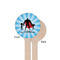 Super Dad Wooden 6" Stir Stick - Round - Single Sided - Front & Back