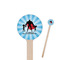 Super Dad Wooden 7.5" Stir Stick - Round - Closeup