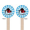 Super Dad Wooden 7.5" Stir Stick - Round - Double Sided - Front & Back