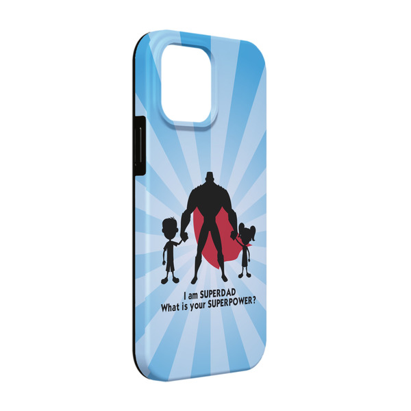 Custom Super Dad iPhone Case - Rubber Lined - iPhone 13