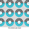 Dots & Zebra 1" Multipurpose Round Labels - Sheet