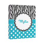 Dots & Zebra Canvas Print (Personalized)