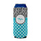 Dots & Zebra 16oz Can Sleeve - FRONT (on can)