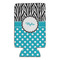 Dots & Zebra 16oz Can Sleeve - Set of 4 - FRONT