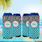 Dots & Zebra 16oz Can Sleeve - Set of 4 - LIFESTYLE