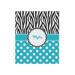 Dots & Zebra Poster - Matte - 20x24 (Personalized)