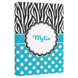 Dots & Zebra Canvas Print - 20x30 (Personalized)