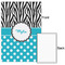 Dots & Zebra 24x36 - Matte Poster - Front & Back