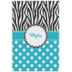 Dots & Zebra Poster - Matte - 24x36 (Personalized)