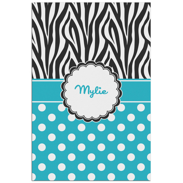 Custom Dots & Zebra Poster - Matte - 24x36 (Personalized)