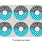 Dots & Zebra 3" Multipurpose Round Labels - Sheet