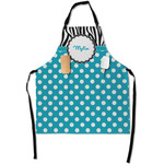 Dots & Zebra Apron With Pockets w/ Name or Text