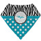 Dots & Zebra Bandana Folded Flat