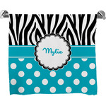 Dots & Zebra Bath Towel (Personalized)