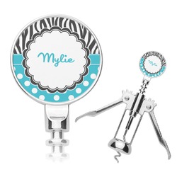 Dots & Zebra Corkscrew (Personalized)