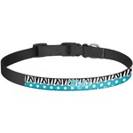 Dots & Zebra Dog Collar - Large (Personalized)