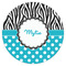 Dots & Zebra Drink Topper - Large - Single