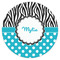 Dots & Zebra Drink Topper - Medium - Single