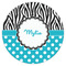 Dots & Zebra Drink Topper - XSmall - Single