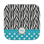 Dots & Zebra Face Towel (Personalized)