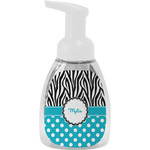 Dots & Zebra Foam Soap Bottle (Personalized)