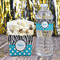 Dots & Zebra French Fry Favor Box - w/ Water Bottle