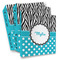 Dots & Zebra Full Wrap Binders - PARENT/MAIN