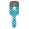 Dots & Zebra Hair Brush - Front View