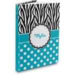 Dots & Zebra Hardbound Journal (Personalized)