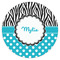 Dots & Zebra Icing Circle - Medium - Single