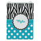 Dots & Zebra Jewelry Gift Bag - Matte - Front