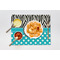 Dots & Zebra Linen Placemat - Lifestyle (single)