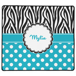 Dots & Zebra XL Gaming Mouse Pad - 18" x 16" (Personalized)