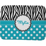 Dots & Zebra Memory Foam Bath Mat - 48"x36" (Personalized)