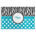 Dots & Zebra Disposable Paper Placemats (Personalized)