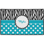 Dots & Zebra Door Mat - 60"x36" (Personalized)