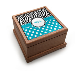 Dots & Zebra Pet Urn w/ Name or Text