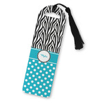 Dots & Zebra Plastic Bookmark (Personalized)